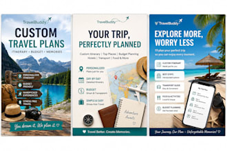 create a custom travel plan, itinerary, and budget