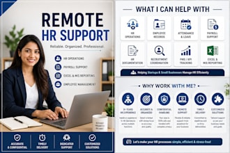 provide remote HR operations and virtual HR support