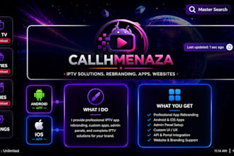 rebrand latest v smarter pro iptv app with panel multi dns, vu player pro