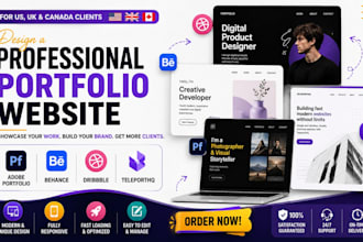 design portfolio website in adobe behance dribbble for france US UK ca