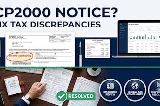 resolve your irs cp2000 notice as a tax attorney, CPA, and ea