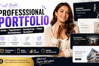 build duda typedream readymag pixpa portfoliobox semplice portfolio website