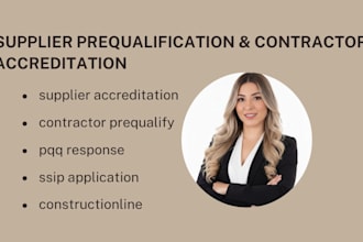 complete your supplier prequalification pqq response contractor accreditation