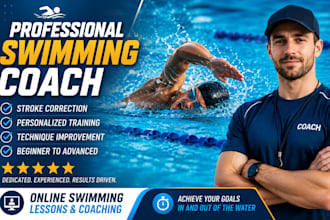 be your professional swimming coach swim training coaching