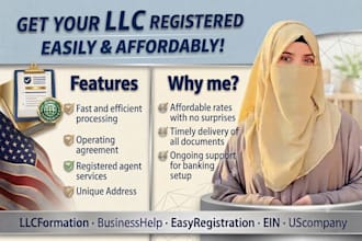 llc registration in USA for non residents with ein number