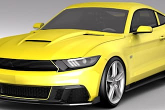 design 3d car parts, body kits, reverse engineering and cad models