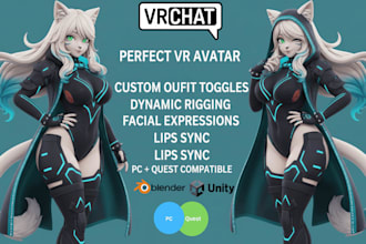 create vrchat avatar, vrc avatar, furry avatar, vr character furry sfw avatar vr