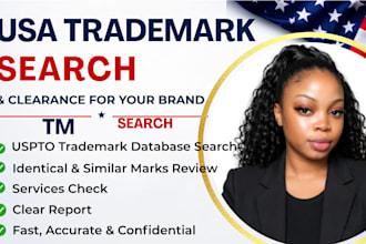do USA trademark search and clearance for your brand name