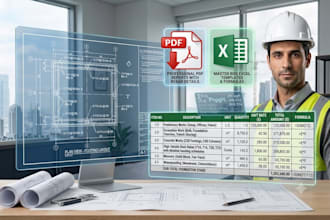 do accurate material takeoff, cost estimation and boq