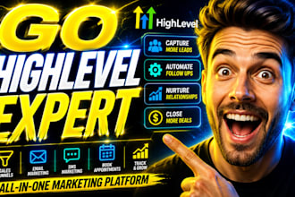 gohighlevel CRM lead funnels email marketing saas for agencies