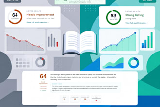 audit your amazon kindle direct publishing book listing and improve SEO