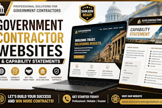 design a professional capability statement for government contracts