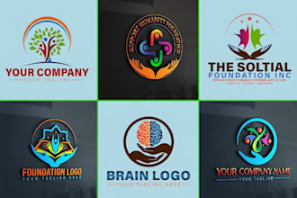 do foundation, charity, nonprofit and fundraising logo for your business