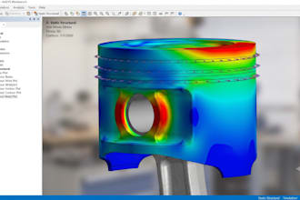 perform fea stress analysis and simulation using ansys