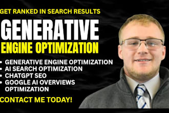 do generative engine optimization, ai search optimization and chatgpt SEO
