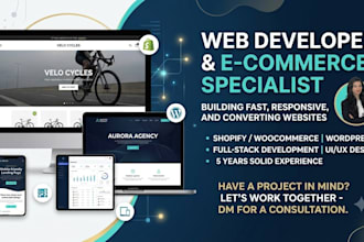 design and build responsive shopify ecommerce website