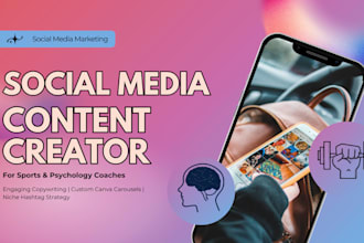 be content creator for sports and psychology coaches