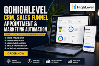 setup gohighlevel crm sales funnel expert appointment marketing automation