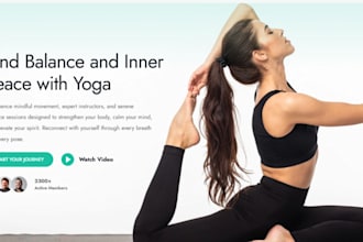 build personal trainer yoga website fitness massage website gym wellness website