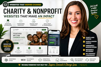 charity website non profit website ngo website 501c3 donation website non profit