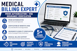 provide medical billing prior authorization and insurance verification