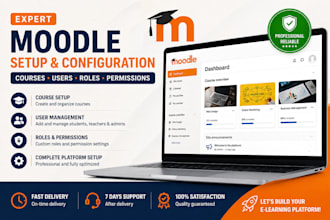 set up and manage your moodle platform courses, users, permissions
