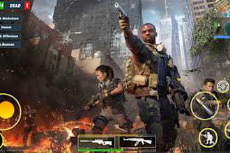 develop 3d multiplayer game fps game tps shooting game in ue5
