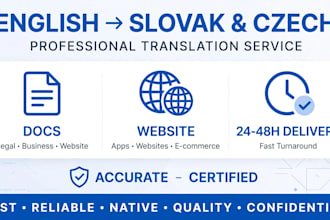 translate english to slovak and czech