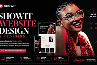 design and customize your showit website