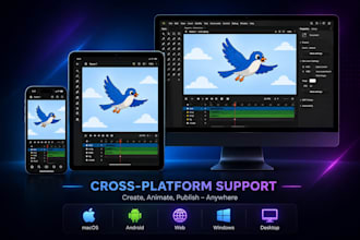 develop custom cross platform mobile and desktop apps