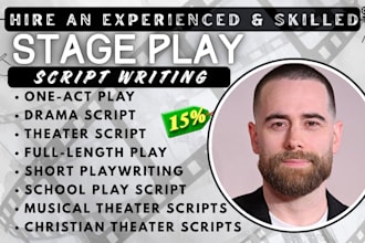 write theatre script stage play playwright musical script writing film script