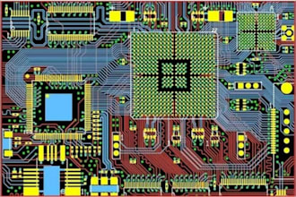 implement schematic design, pcb layout, pcba generation and pcb production
