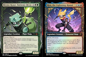 design custom magic the gathering commander deck, mtg card fantasy alter art