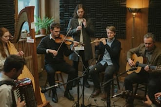 record authentic irish and scottish folk instruments for your track