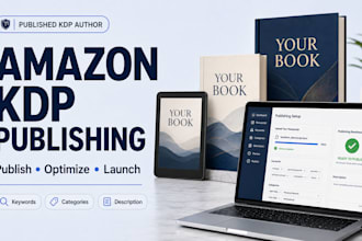 publish and optimize your book on amazon KDP