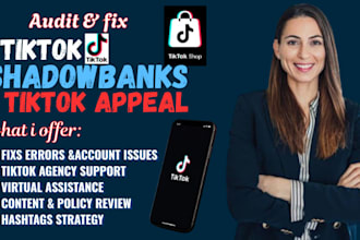 appeal tiktok shop audit tiktok fix shadow ban issues