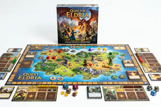 design custom board game card game art tabletop game box rulebook