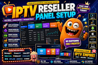 configure reseller panel for lion ott, dream4k, mega ott, zen4k, atlas pro, trex