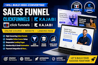 clickfunnels sales funnel kajabi online course clickfunnels website landing page
