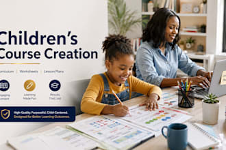 create engaging children course curriculum lesson plans and kids worksheets