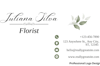 professional logo design for business and brand