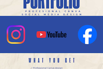 design professional social media posts in canva