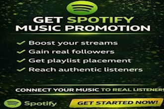 do spotify music promotion for real streams playlist growth