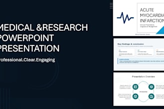 design professional medical and research powerpoint presentations
