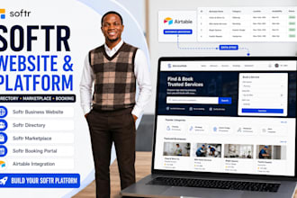 build a softr business website directory marketplace or booking portal