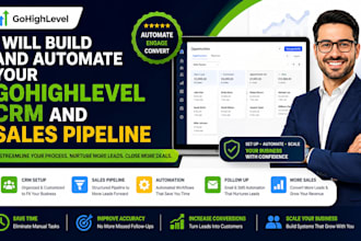 build and automate your gohighlevel CRM and sales pipeline
