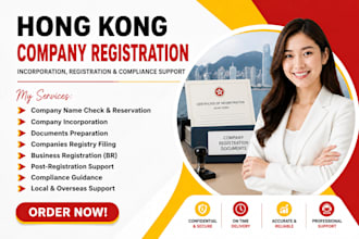 register your hong kong company and handle business registration
