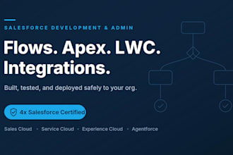 fix and customize salesforce flow, apex and lwc