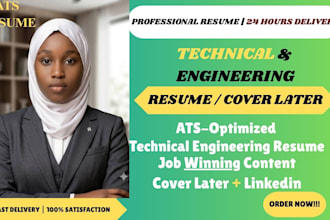 write mechanical, electrical, civil, and engineering resumes