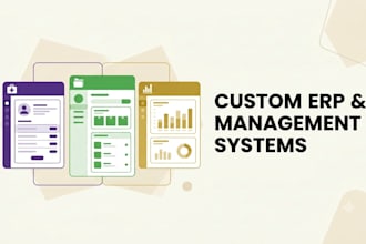 develop a custom management system, erp, hms or CRM in laravel